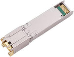 Close up of Wiitek RJ45 copper transceiver connector