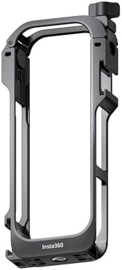 Insta360 X5 Utility Frame top angle view displaying the dual cold shoe mounts for accessories.