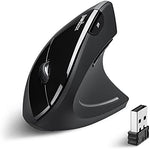 Perixx wireless ergonomic mouse side profile