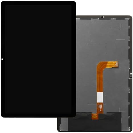 Back side construction of the ARSSLY LCD screen replacement assembly illustrating the precise flex cable connection interface