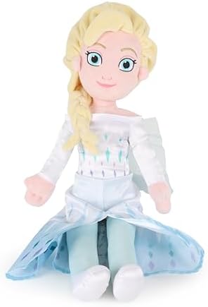 Jay Franco Disney Frozen Elsa stuffed animal side profile