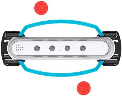 Hasbro Hypershot tabletop hockey board game showing two players sliding pucks during a competitive match.