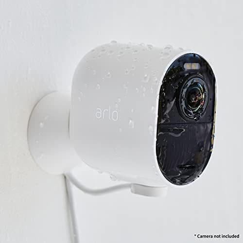 Side view of Arlo magnetic charging connector illustrating the snap-on attachment design