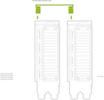 NVIDIA professional workstation multi GPU scaling bridge component