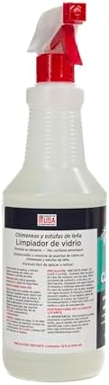 Ammonia-free Rutland soot and creosote cleaner for maintaining high temperature glass and cast iron.