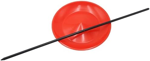 PEHHAH beginner acrobatics kit with three multicolor juggling plates and durable sticks