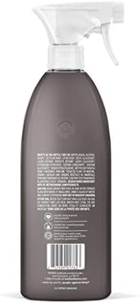 Method Lemongrass Scent Oven Cleaner spray bottle for removing burnt-on grease.