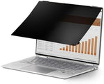 StarTech touch compatible privacy screen protector showing smooth touchscreen usability and finger scrolling