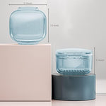 Loevcc portable retainer case used for cleaning aligners