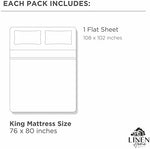 Detailed shot of the high quality stitching and hem on the imported cotton bed sheet