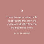 Cora feminine care liners imported from USA for daily protection