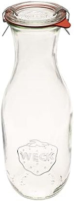 Weck SYNCHKG032680 Glass Jar - 580 ml, 3 Pieces, Orange - Image 2
