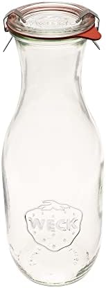 Weck SYNCHKG032680 Glass Jar - 580 ml, 3 Pieces, Orange - Image 2