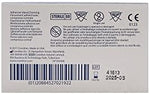 Sterile individual packaging of the two by three and three quarter inch medical adhesive border dressing.