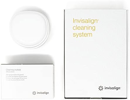 Invisalign cleaning system tub and individual single use packets for orthodontic hygiene