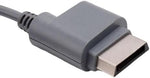 Close up view of the durable gold plated connectors designed for low signal distortion.