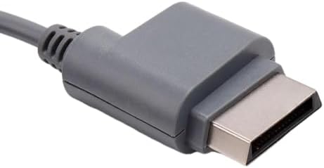 Close up view of the durable gold plated connectors designed for low signal distortion.