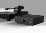 Pro-Ject hi-fi turntable companion amplifier device matching high end audio gear.