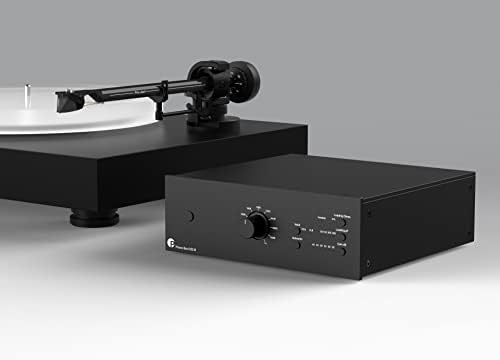 Pro-Ject hi-fi turntable companion amplifier device matching high end audio gear.