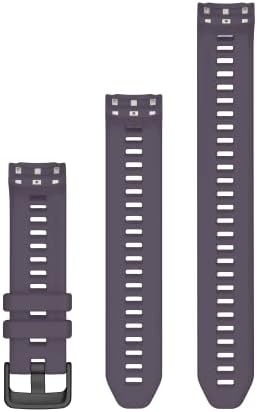 Garmin 010-13104-17 replacement silicone watch strap kit containing purple bands keepers and pins