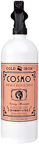 Eco friendly laundry wrinkle release spray for home and travel