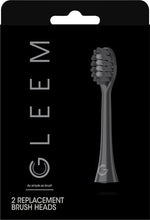 Side profile of the sleek black imported premium replacement brush heads pack