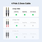 Side profile of Ugreen male to male stereo jack