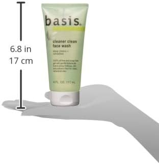 Soap free and oil free foaming facial cleanser by Basis for normal to oily skin types.