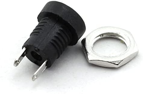 MEETOOT 12 Pack 3.5mm x 1.3mm 2 Pin Female DC Power Jack Panel Mount Screw Nut Kit DC Socket Electrical Plug - Image 4