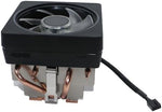 WSHAITE computer fan showing the top down view of the clear 95mm fan blades and shroud layout