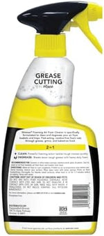 Weiman non abrasive sponge and fourteen ounce degreaser foam spray bottle