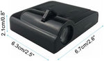 Step by step application of the three M adhesive backing on the custom vehicle entrance light system