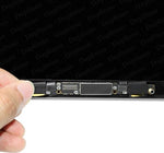 Daplinno A2337 display kit showcasing the pre-installed ribbon connectors and hinge brackets.