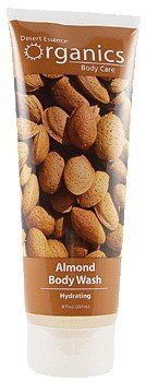 Desert Essence Almond Body Wash front view tube package