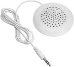 TROUVAILLE mini under pillow stereo audio speaker with integrated three point five millimeter cable