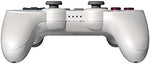 8BitDo cross platform controller displaying the classic directional pad and responsive face buttons configuration.