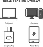 TECHGEAR eye protection small lamp showing space saving minimalist body next to wall outlets