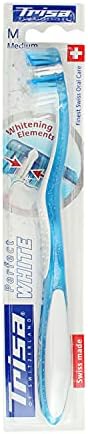 Trisa Perfect White Medium Toothbrush (Assorted Color) - Image 2