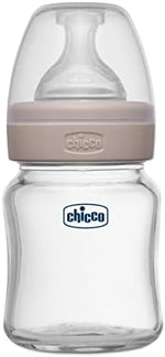 Chicco Well-Being Glass Feeding Bottle (120ml, Slow Flow) Neutral - Image 2