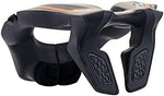 Alpinestars youth protective collar rear view highlighting spine stabilizer frame
