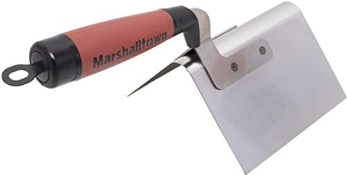 Marshalltown 5-inch bullnose corner trowel in use