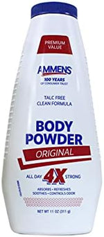 Ammens talc free skin protection powder eleven ounce bottles multi pack