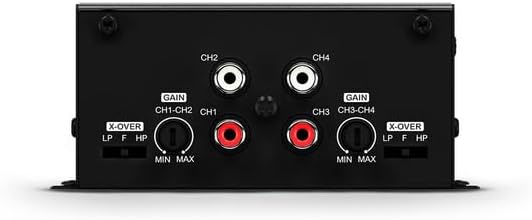 SounDigital professional full range car amplifier demonstrating secure terminal screw connectors