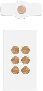 Six count package contents displayed showing individual medicated dressings.