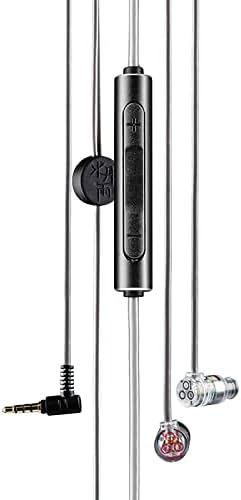 Moondrop Quarks earphone front view transparent housing