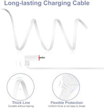 Flat white USB power cable passing through a tight window frame gap to show thin home installation