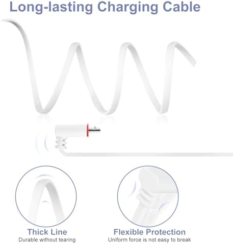 Flat white USB power cable passing through a tight window frame gap to show thin home installation