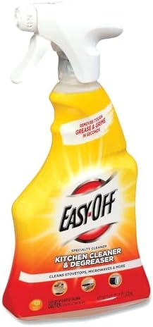 Easy Off lemon scent kitchen cleaner spray bottle for stovetops