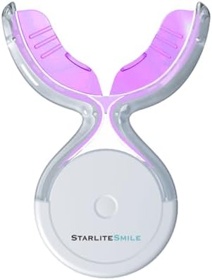 Close up of Starlite Smile oral care device light modes display