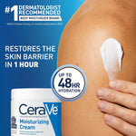 Dermatologist Recommended Moisturizer Open Jar Display
